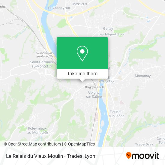 Mapa Le Relais du Vieux Moulin - Trades