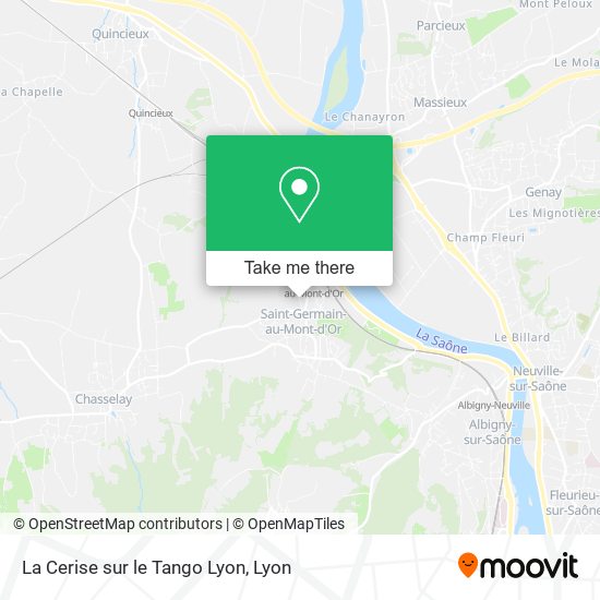 La Cerise sur le Tango Lyon map