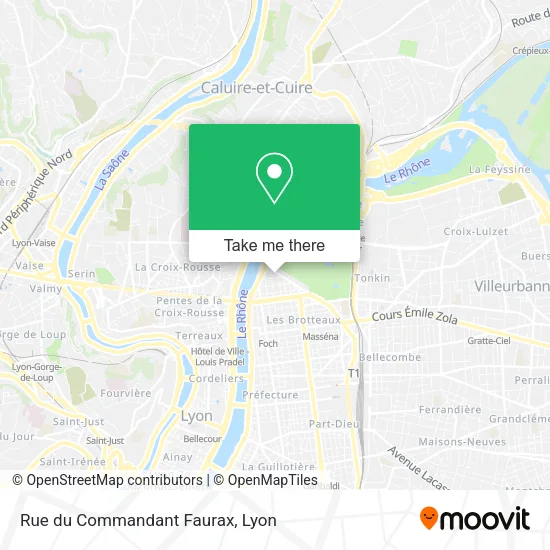 Rue du Commandant Faurax map