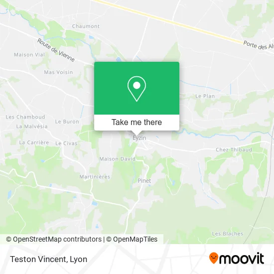 Teston Vincent map