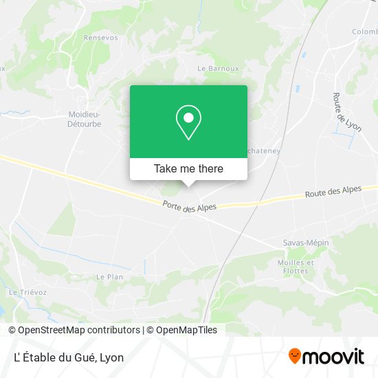 L' Étable du Gué map