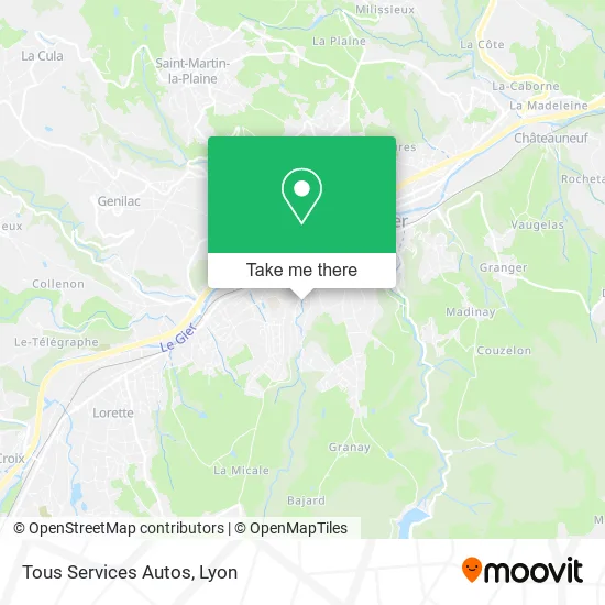 Tous Services Autos map