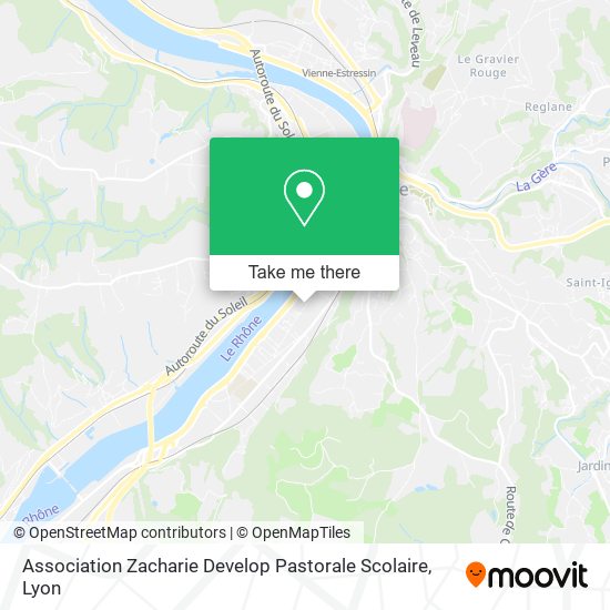 Association Zacharie Develop Pastorale Scolaire map