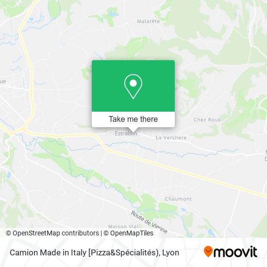 Camion Made in Italy [Pizza&Spécialités) map