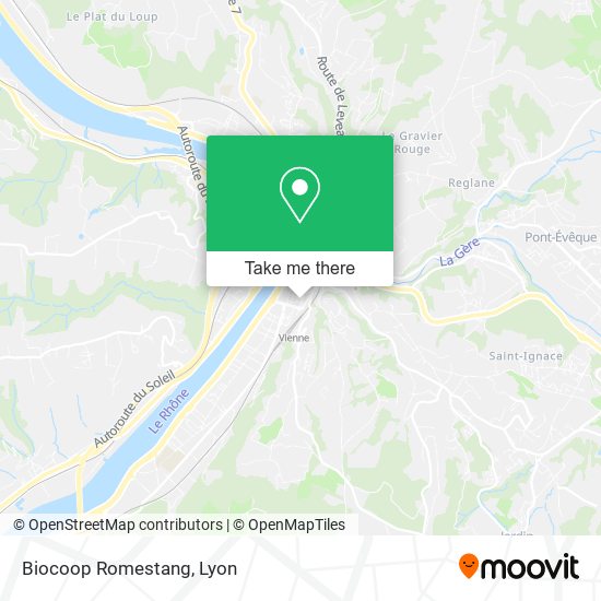 Biocoop Romestang map