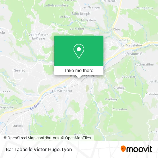 Bar Tabac le Victor Hugo map