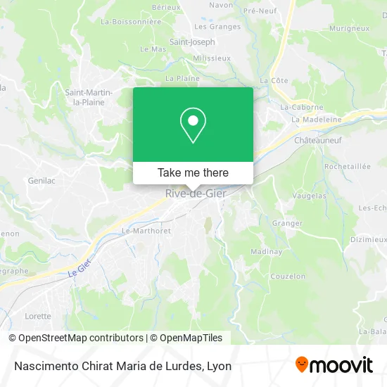Nascimento Chirat Maria de Lurdes map