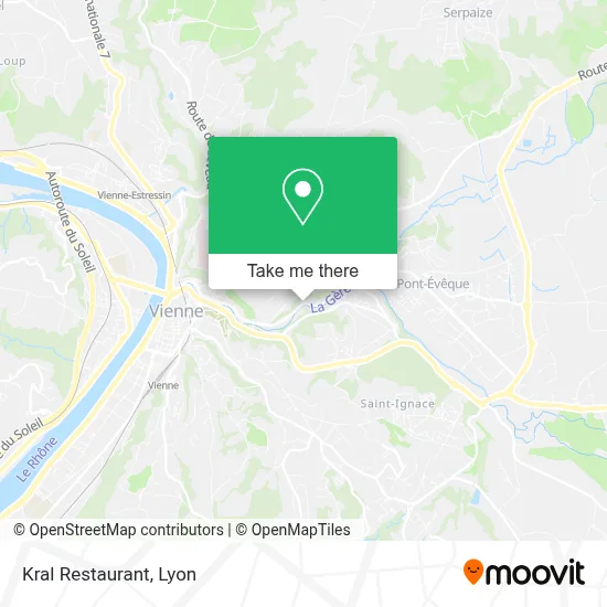 Kral Restaurant map