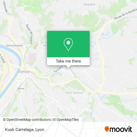 Kusk Carrelage map