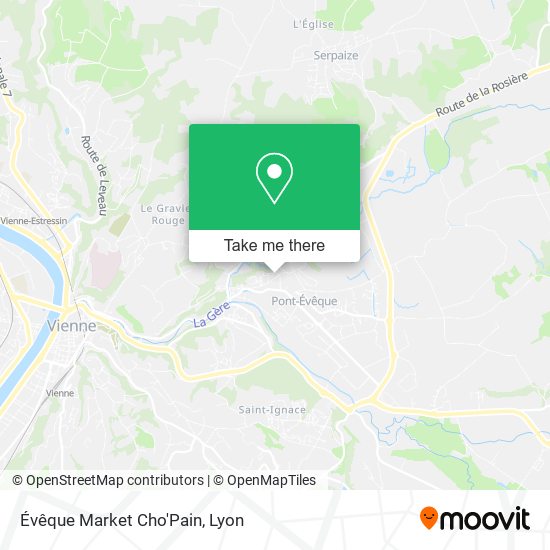 Évêque Market Cho'Pain map