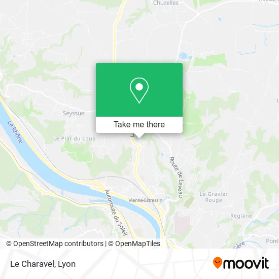 Le Charavel map