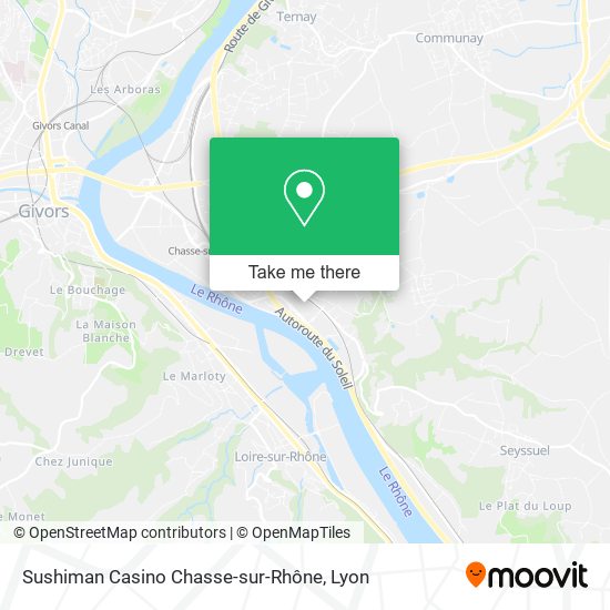 Sushiman Casino Chasse-sur-Rhône map