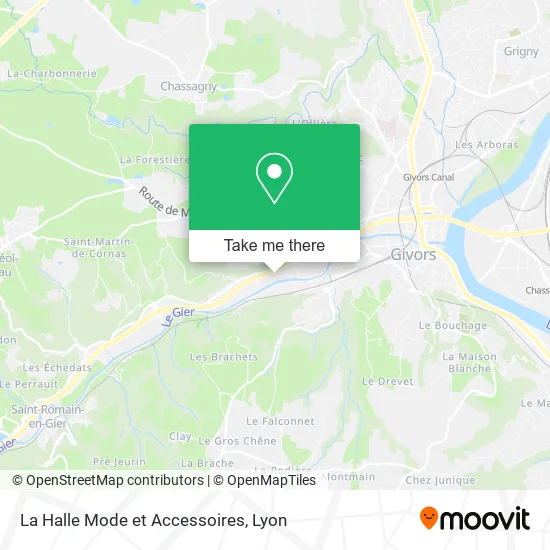 La Halle Mode et Accessoires map