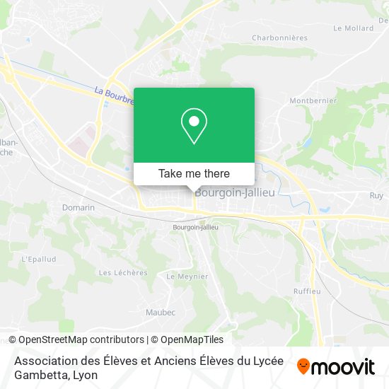 Association des Élèves et Anciens Élèves du Lycée Gambetta map