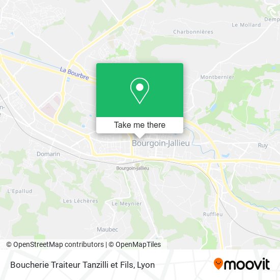 Boucherie Traiteur Tanzilli et Fils map