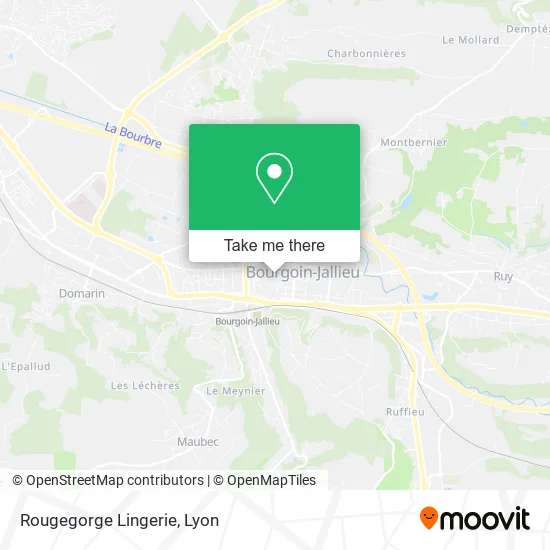 Rougegorge Lingerie map