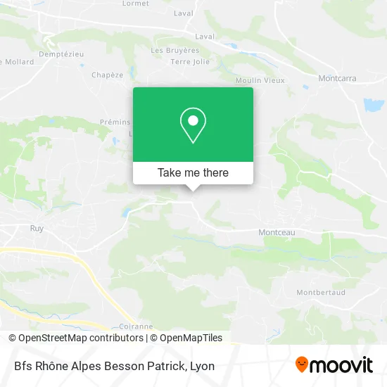 Bfs Rhône Alpes Besson Patrick map