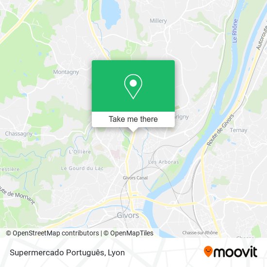 Supermercado Português map