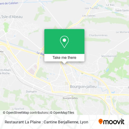Restaurant La Plaine : Cantine Berjallienne map
