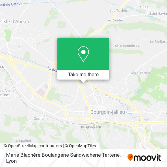 Marie Blachère Boulangerie Sandwicherie Tarterie map