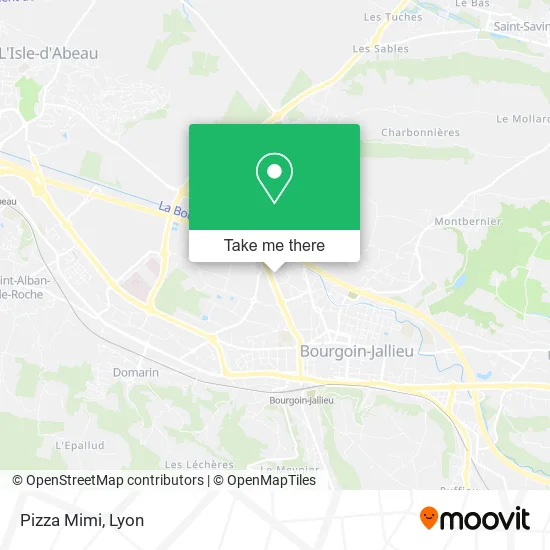 Pizza Mimi map