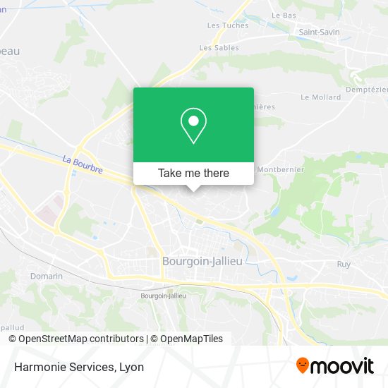 Harmonie Services map