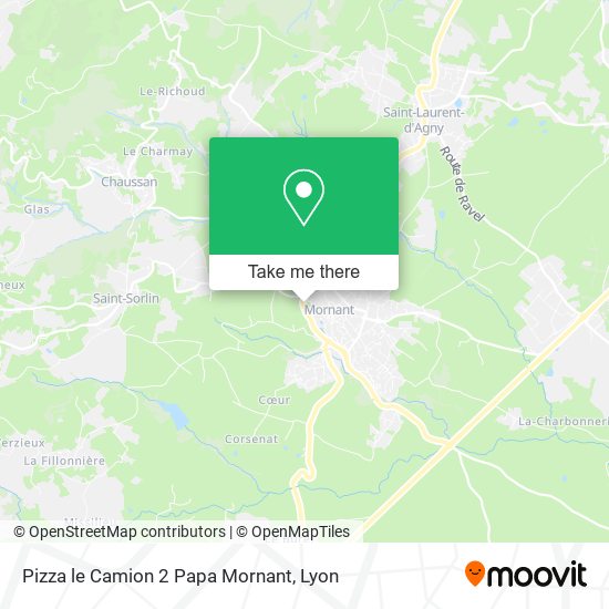 Pizza le Camion 2 Papa Mornant map