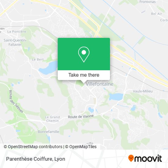 Parenthèse Coiffure map