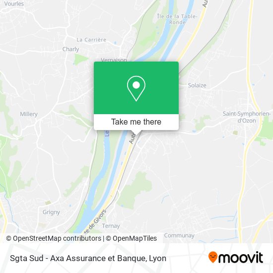 Sgta Sud - Axa Assurance et Banque map