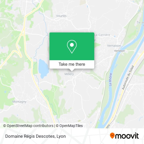 Domaine Régis Descotes map