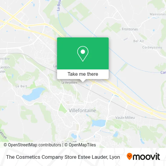 The Cosmetics Company Store Estee Lauder map