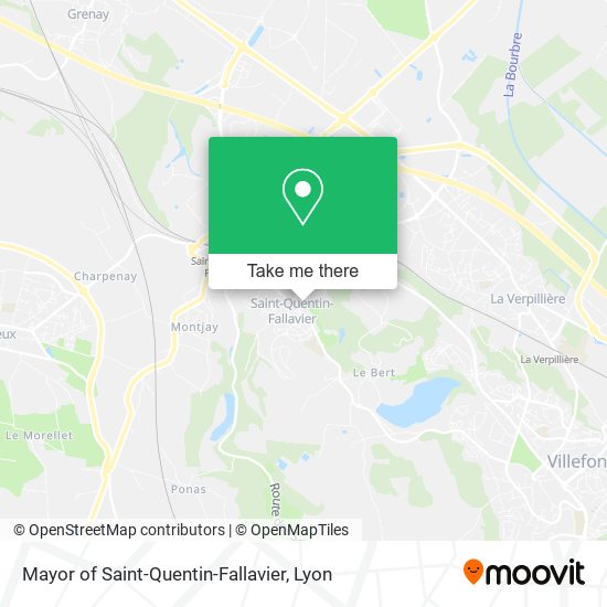 Mayor of Saint-Quentin-Fallavier map