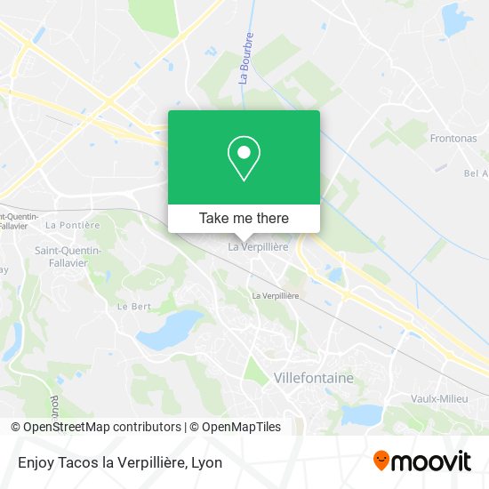 Enjoy Tacos la Verpillière map