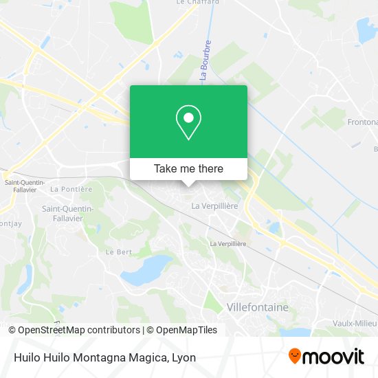 Huilo Huilo Montagna Magica map