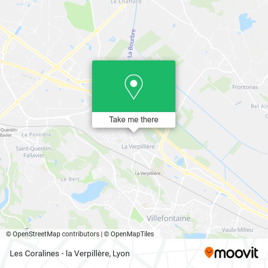 Les Coralines - la Verpillère map