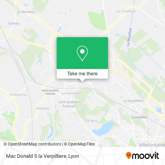 Mac Donald S la Verpilliere map