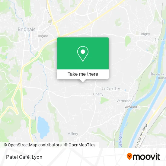 Patel Café map