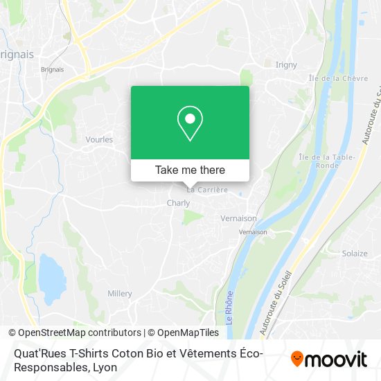 Quat'Rues T-Shirts Coton Bio et Vêtements Éco-Responsables map