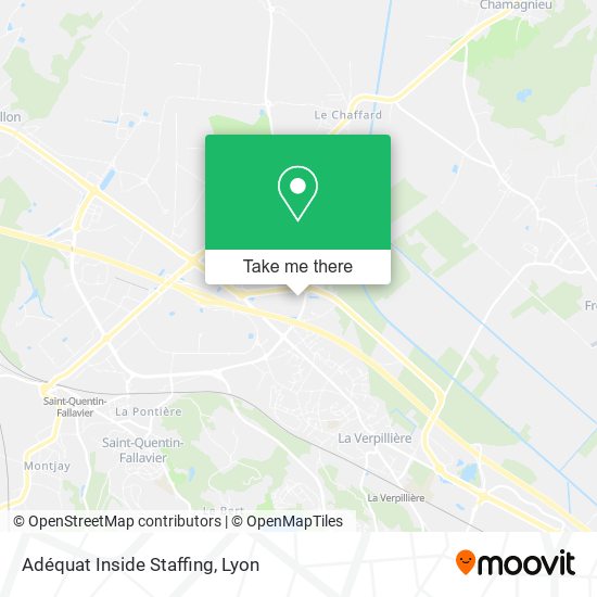Adéquat Inside Staffing map