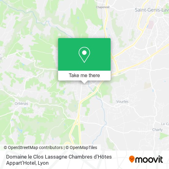 Domaine le Clos Lassagne Chambres d'Hôtes Appart'Hotel map