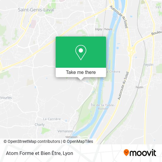 Atom Forme et Bien Être map