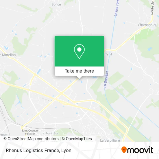 Rhenus Logistics France map