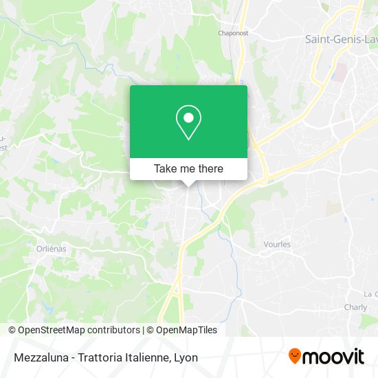 Mezzaluna - Trattoria Italienne map