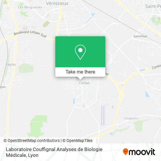 Laboratoire Couffignal Analyses de Biologie Médicale map