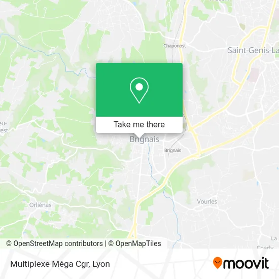 Multiplexe Méga Cgr map