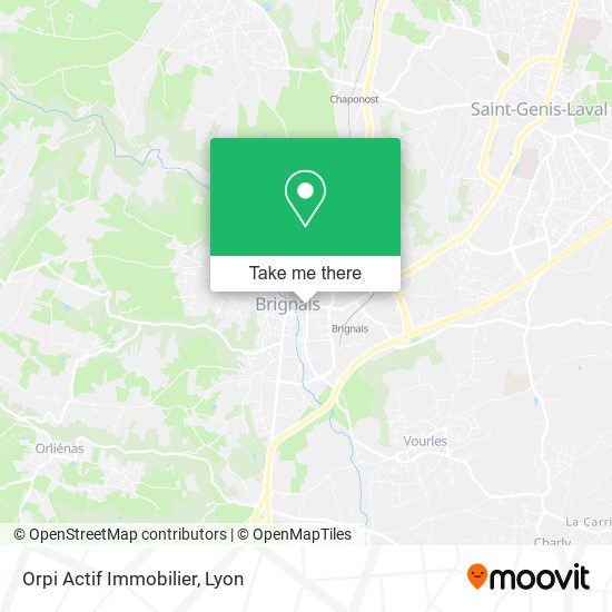 Orpi Actif Immobilier map