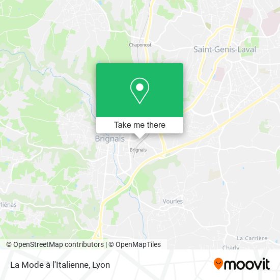 La Mode à l'Italienne map