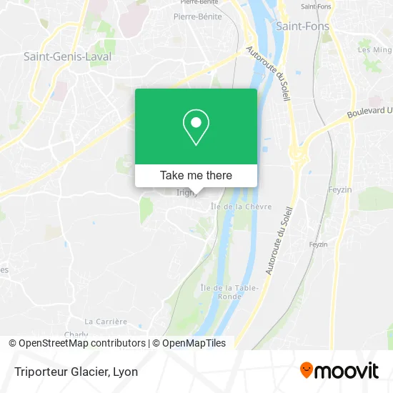 Triporteur Glacier map