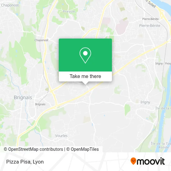 Pizza Pisa map