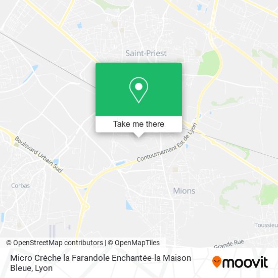 Micro Crèche la Farandole Enchantée-la Maison Bleue map